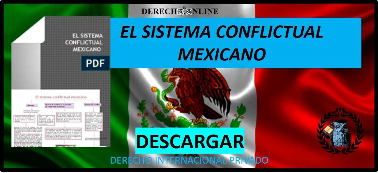 normas conflictuales en el derecho mexicano