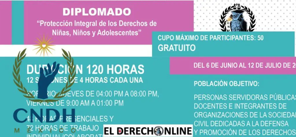 Diplomado gratuito: Protección Integral de los Derechos de Niñas, Niños y Adolescentes