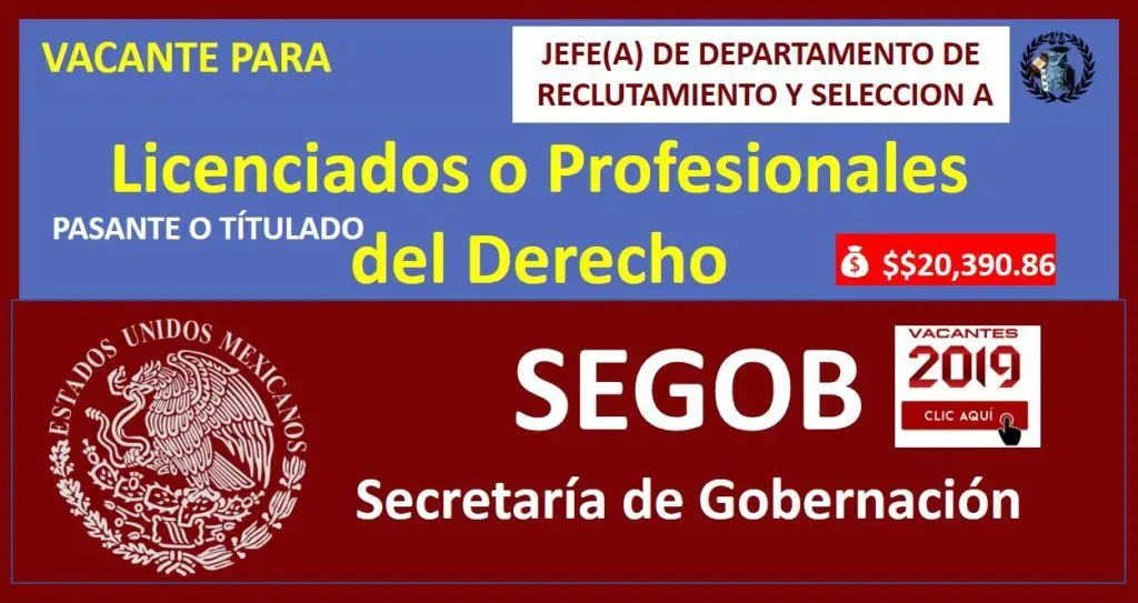 empleo para abogados en dependencias de gobierno
