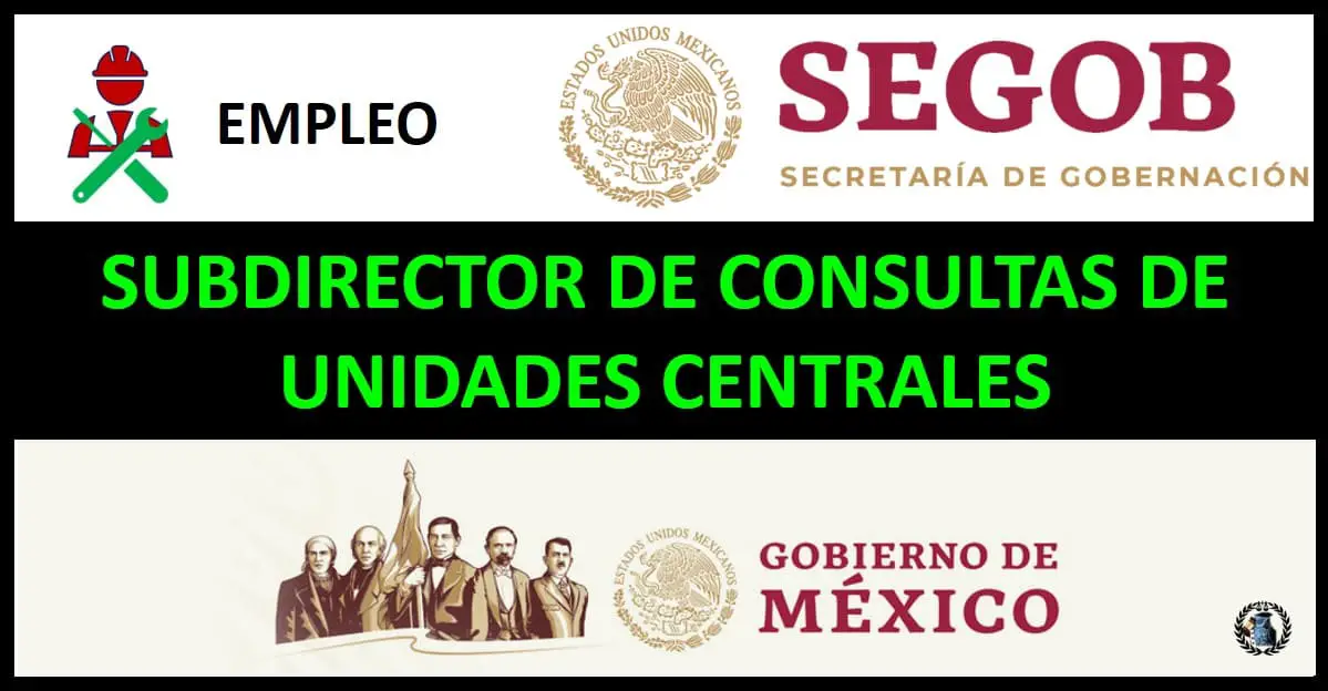 ▷ SUBDIRECTOR DE CONSULTAS DE UNIDADES CENTRALES » 2020 El Derecho Online 🥇 trabajos para abogados en la ciudad de mexico