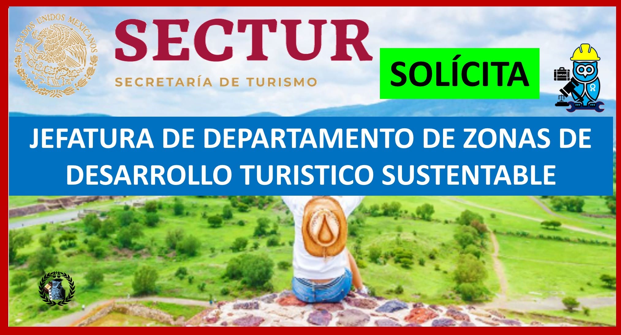 ▷ JEFATURA DE DEPARTAMENTO DE ZONAS DE DESARROLLO TURISTICO SUSTENTABLE » 2020 El Derecho Online 🥇 empleo en la secretaria de turismo