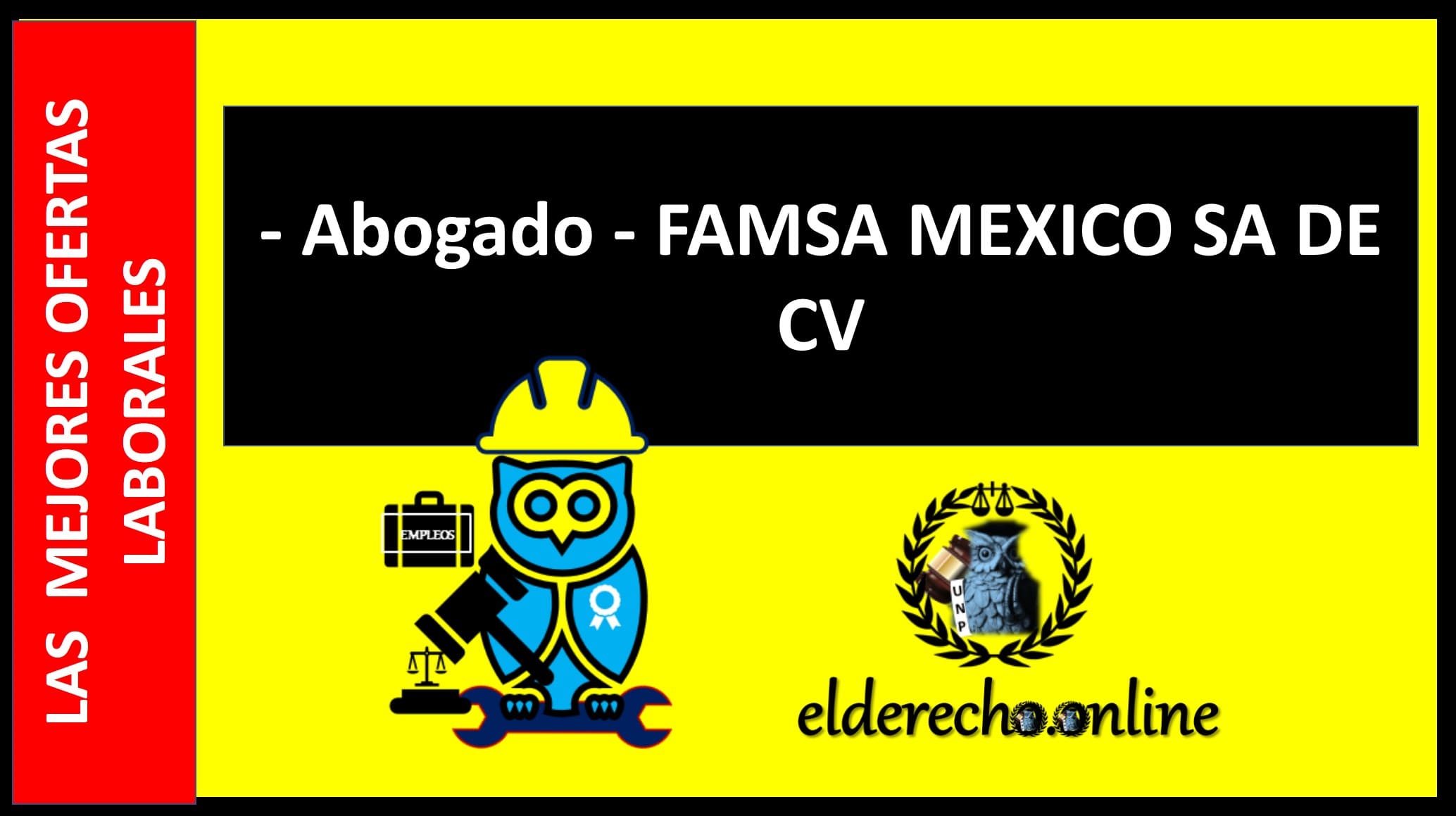▷ Abogado - FAMSA MEXICO SA DE CV » 2020 El Derecho Online 🥇 bolsa de trabajo para abogados en tamaulipas