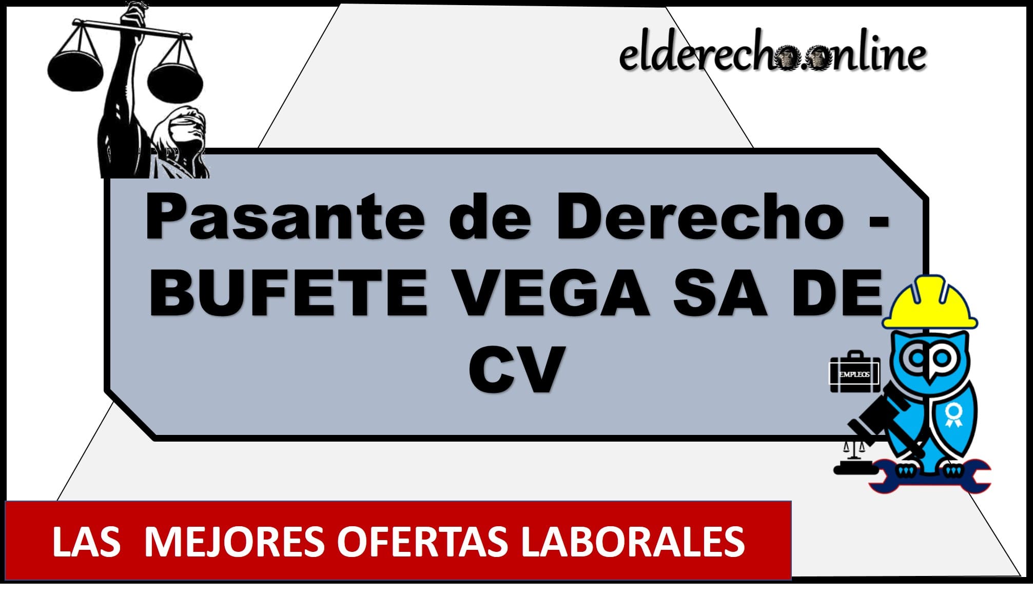 ▷ Pasante de Derecho - BUFETE VEGA SA DE CV » 2020 El Derecho Online 🥇 trabajo para abogados en cdmx