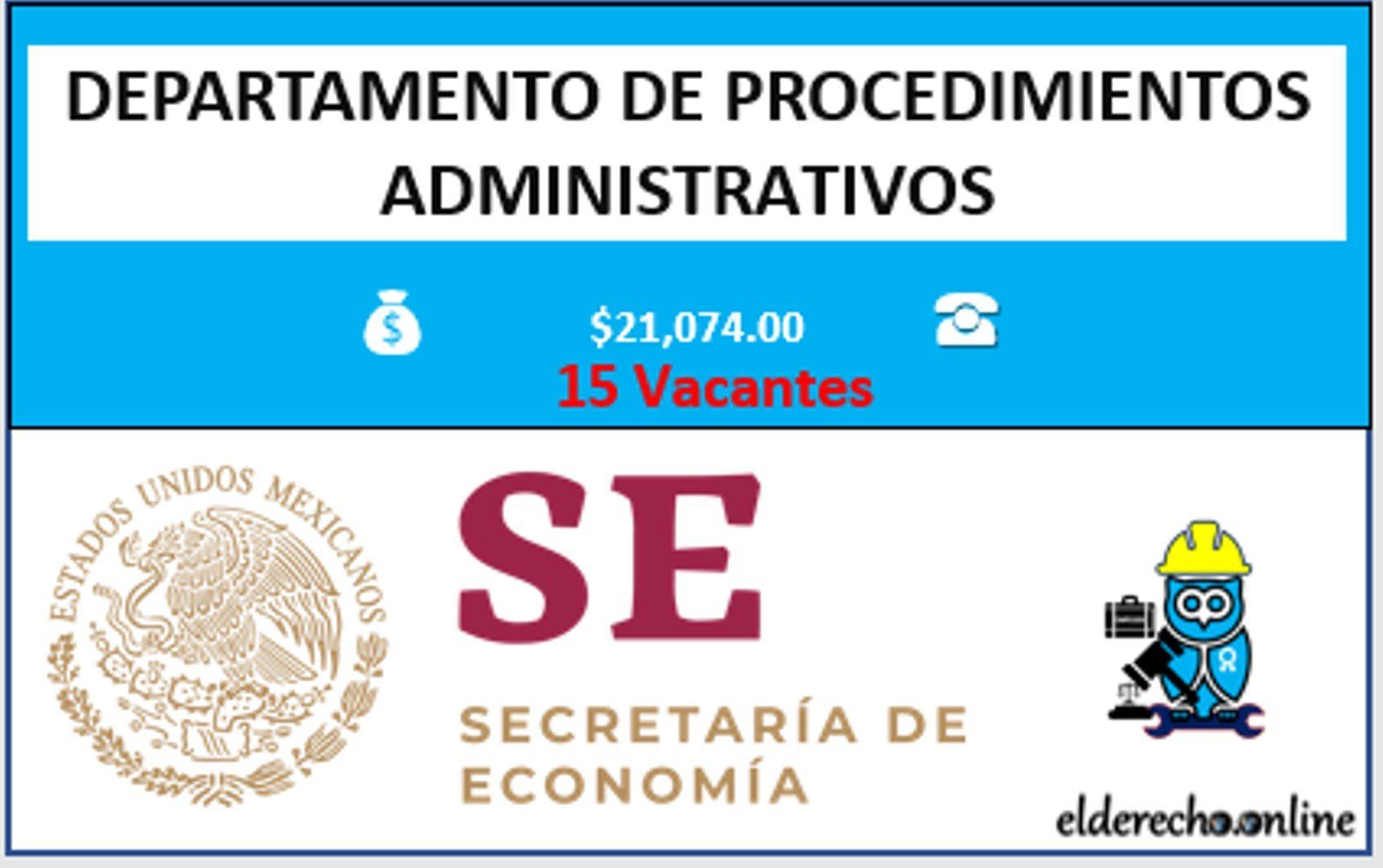 ▷ Departamento de Procedimientos Administrativos E » 2021 El Derecho Online 🥇 departamento-de-procedimientos-administrativos-bolsa-de-trabajo