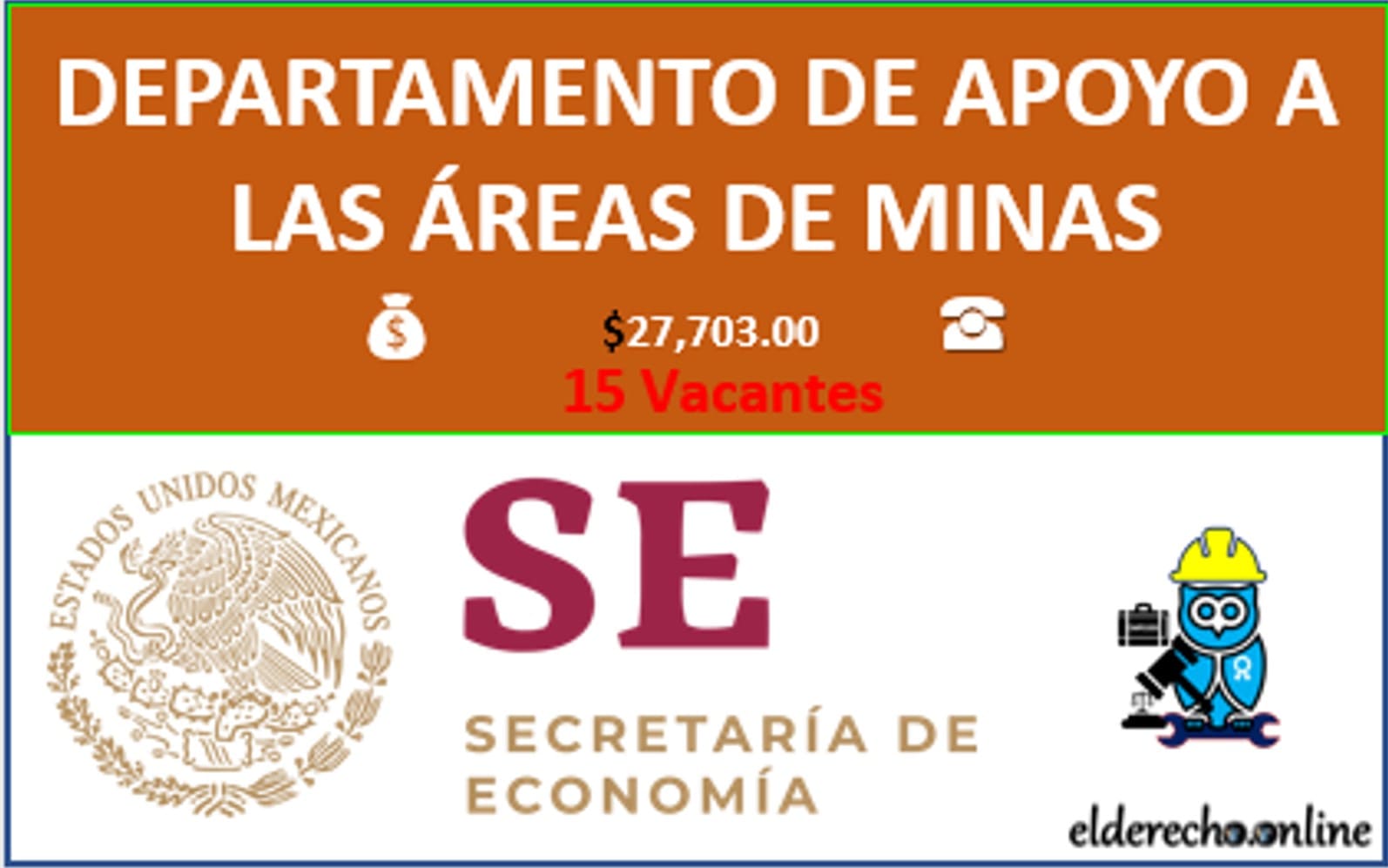 ▷ Departamento de Apoyo a las Áreas de Minas » 2020 El Derecho Online 🥇 empleo-para-abogados-departamento-de-areas-de-minas