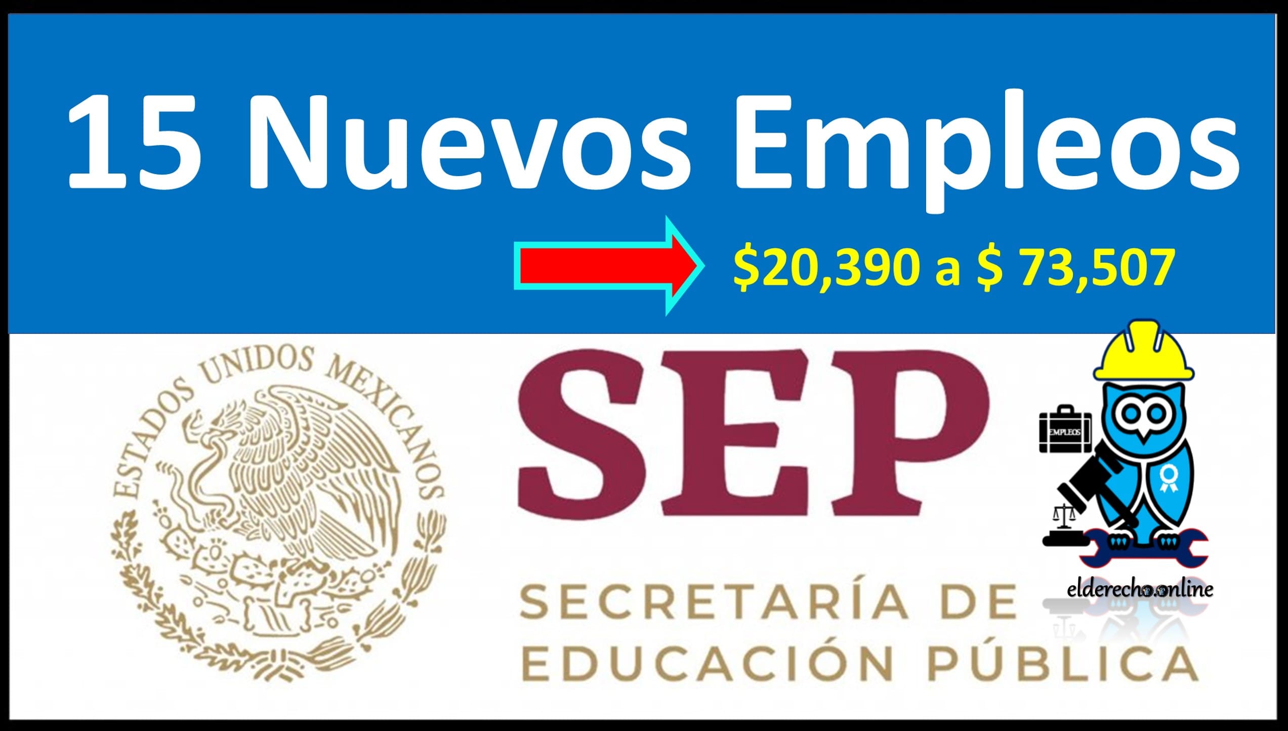 ▷ 15 Empleos Nuevos en la SEP (Plazas Disponibles) » 2020 El Derecho Online 🥇 empleos sep