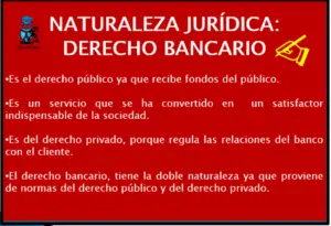 derecho bancario en México: naturaleza jurídica 