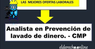 Analista en Prevención de lavado de dinero. - CMP