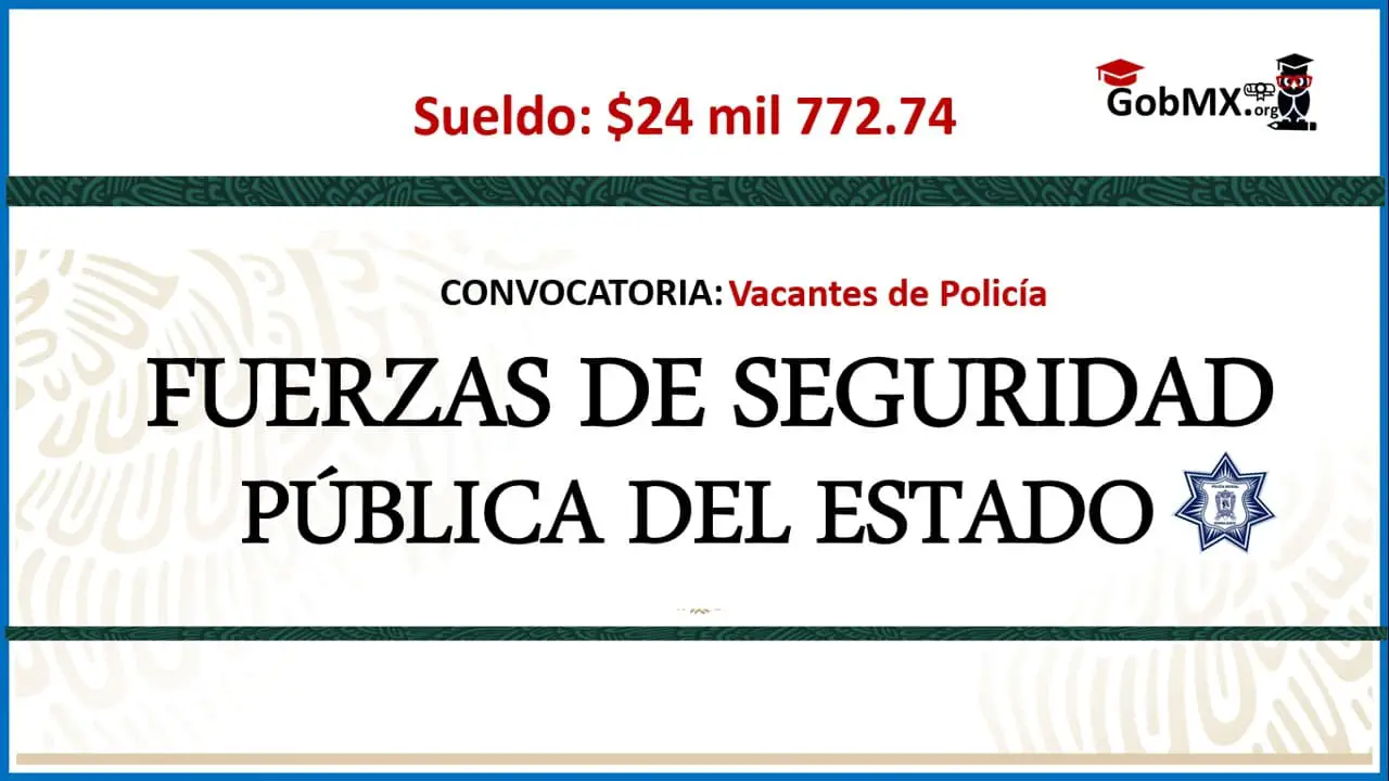 ▷ Vacantes para Fuerzas de Seguridad Pública del Estado: Convocatoria 2020 » 2020 El Derecho Online 🥇 Vacantes para Fuerzas de Seguridad Pública del Estado: Convocatoria 2020