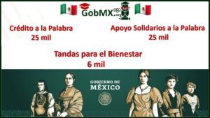 Crédito a la Palabra, Tandas para el Bienestar y Apoyo Solidarios a la Palabra