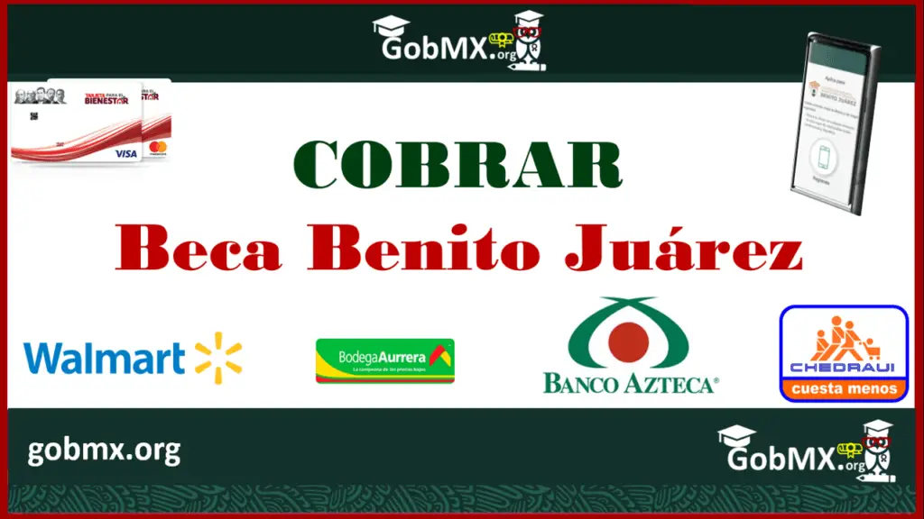 APP Aplicación para COBRAR Beca Benito Juarez en Walmart, Bodega Aurrera, Banco Azteca 2020