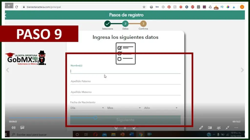 ▷ 15 pasos para registrarse: www.bienestarazteca.com.mx 2021 » 2021 El Derecho Online 🥇 bienestar azteca .com .mx registro