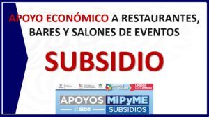 ▷ Noticias Jurídicas » 2020 El Derecho Online 🥇 Subsidio a Restaurantes, Bares y Salones Eventos