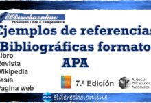 Ejemplos de referencias Bibliográficas formato APA