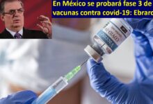 En México se probará fase 3 de estas vacunas contra Covid-19: Ebrard