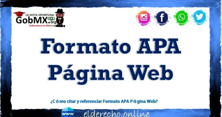 Formato APA Página Web 2023-2024