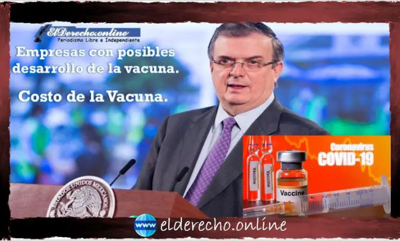 ▷ VACUNAS CONTRA EL COVID QUE SE PROBARÁN EN MÉXICO. » 2020 El Derecho Online 🥇 VACUNAS CONTRA EL COVID QUE SE PROBARAN EN MEXICO.