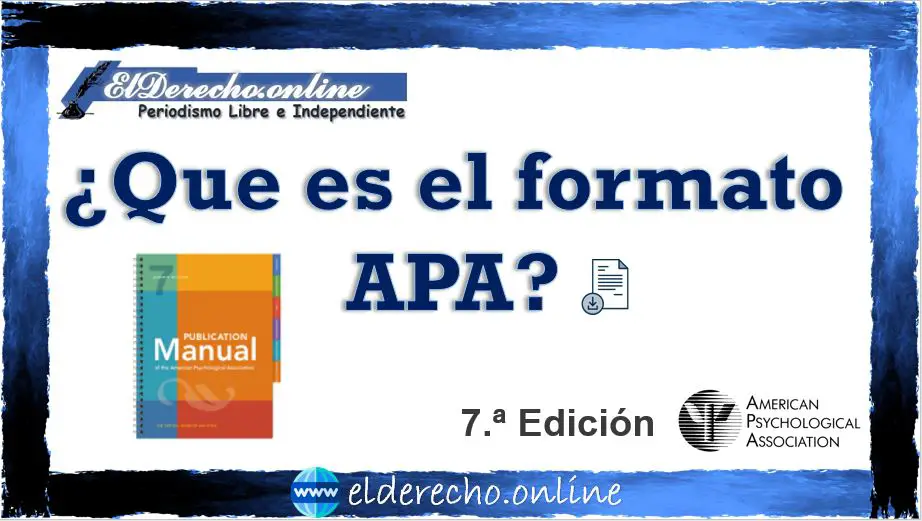 ¿Que es el formato APA?