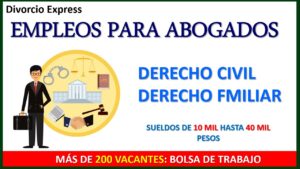 ▷ Empleos para Abogados: Divorcio Express » 2021 El Derecho Online 🥇 Empleos para Abogados: Divorcio Express
