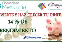 Financiera Mexicana: FINAMIGO Inversión hasta 14 % de rendimiento