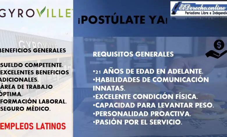 ▷ Empleos en Gyroville 2021-2022 » 2021 El Derecho Online 🥇 empleos-en-gyroville