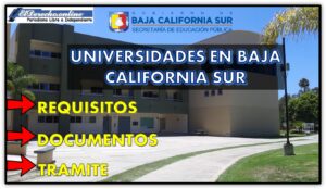 ▷ Universidades en Baja California Sur » 2023 El Derecho Online 🥇 Universidades en Baja California Sur