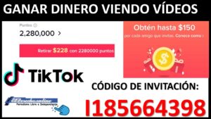 Código de Invitación Tik Tok Mexico Como ganar DINERO en TikTok viendo / POR VER videos 2021-2022