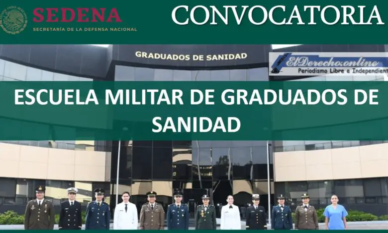 escuela militar de graduados de sanidad convocatoria