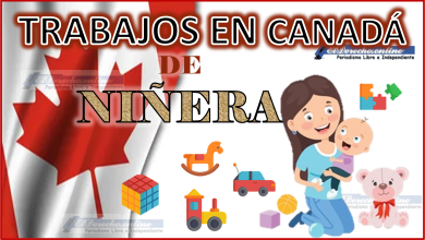 Trabajos en Canadá de niñera 2023 - 2024