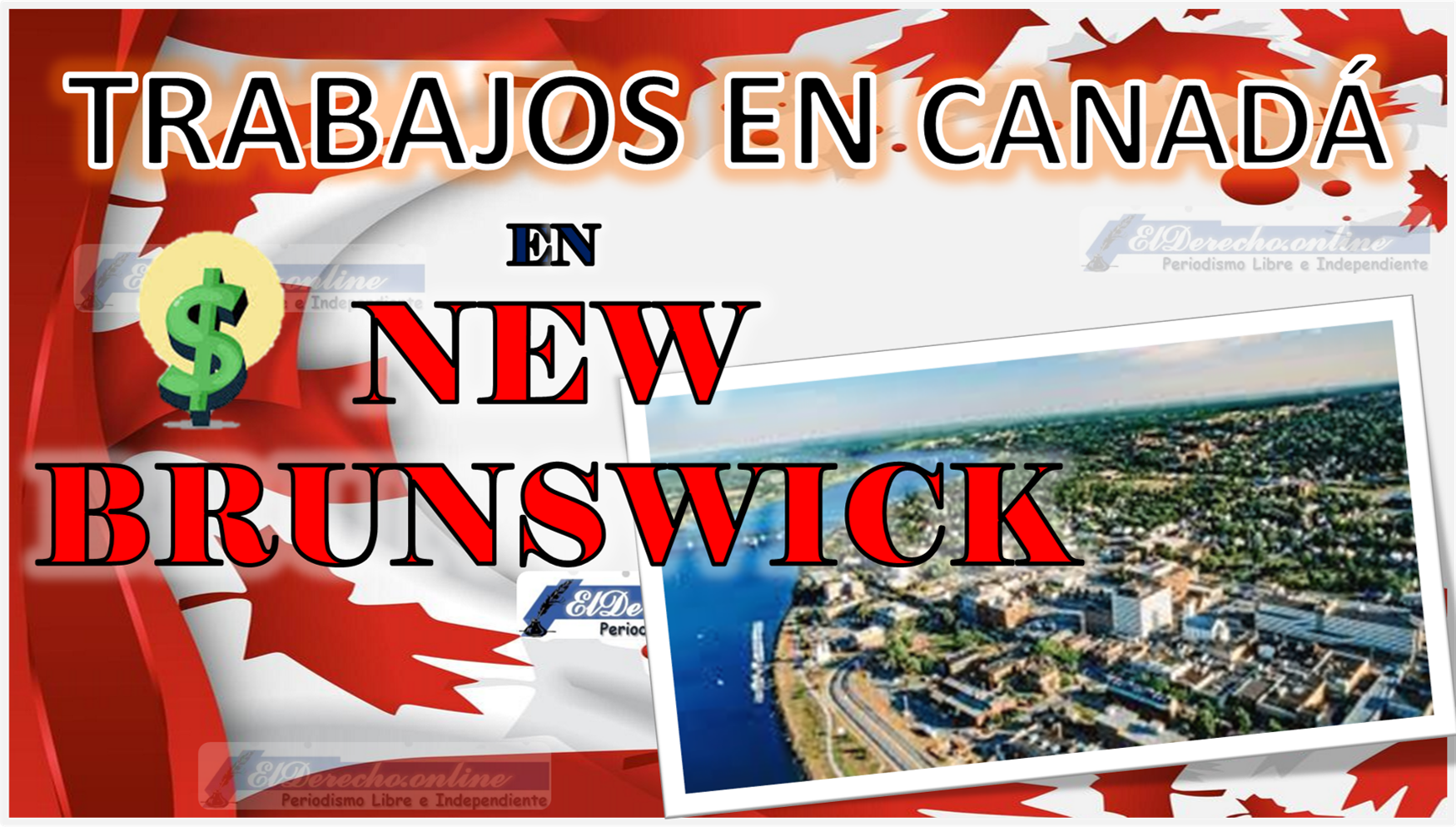 Trabajos en New Brunswick Canadá 2023 - 2024