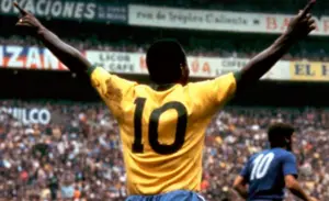 1970 - Pelé marca el gol número