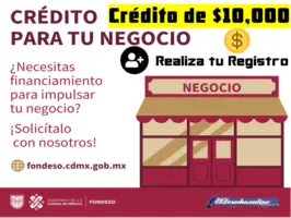 ▷ Gobierno de la ciudad de México te ofrece un crédito de 10 mil pesos. » 2023 El Derecho Online 🥇 Crédito para tu negocio