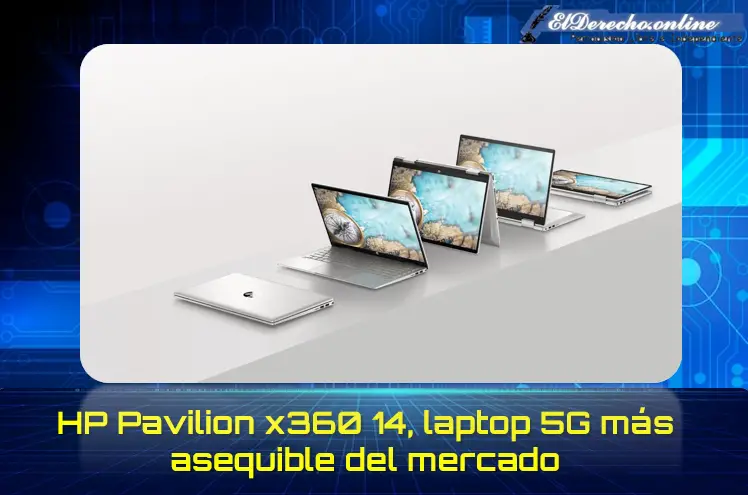 HP Pavilion x360 14, la laptop 5G más asequible del mercado
