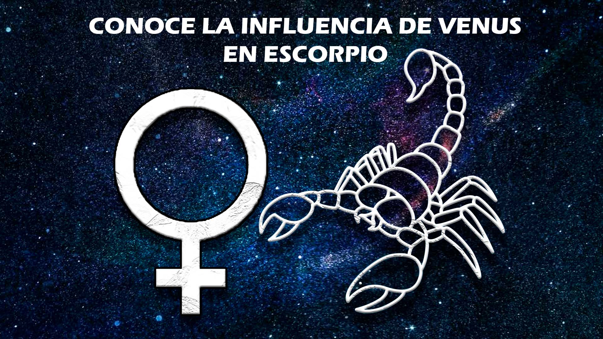 ▷▷ Conoce La Influencia De Venus En Escorpio ???? El Derecho Online【2023 】