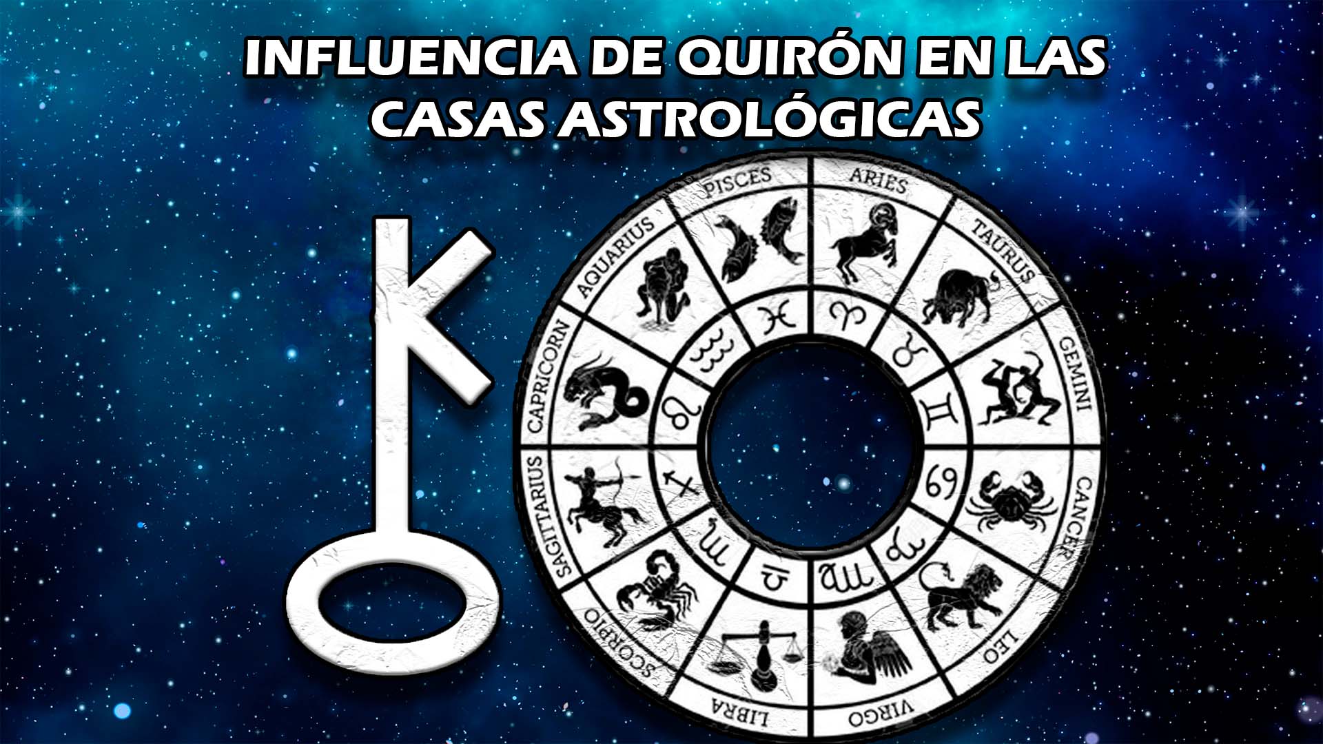 Influencia de Quirón en las casas astrológicas