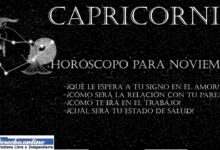 Horóscopo para Capricornio en noviembre