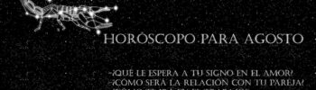 Horóscopo para Escorpio en agosto