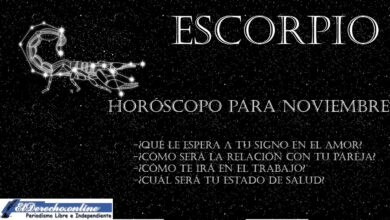 Horóscopo para Escorpio en noviembre