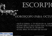 Horóscopo para Escorpio en octubre
