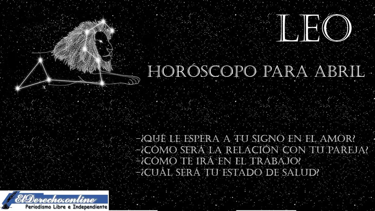 Horóscopo para Leo en abril