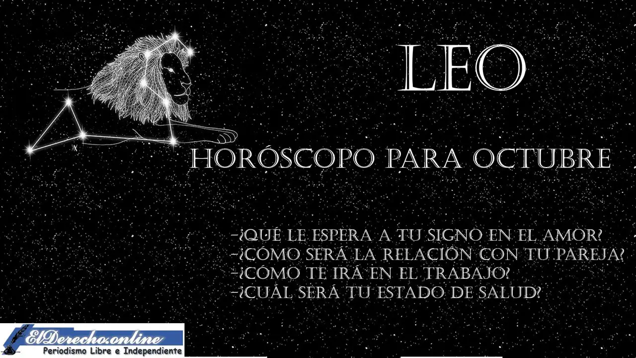 Horóscopo para Leo en octubre