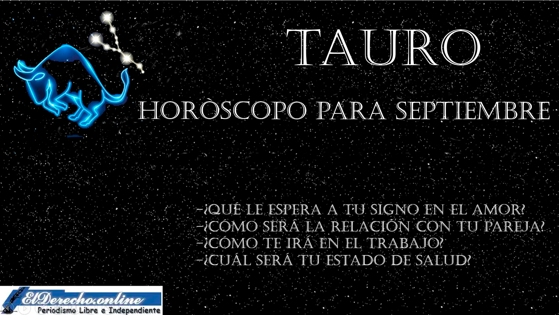Horóscopo para Tauro en septiembre del 2023