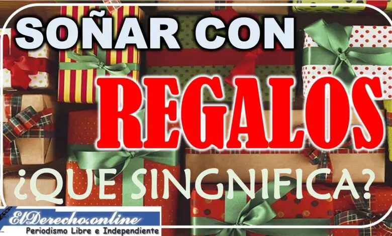 ▷ Soñar con Regalos ¿Qué significa este sueño? » 2023 El Derecho Online 🥇 Soñar con Regalos