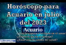 Horóscopo para Acuario en julio del 2023
