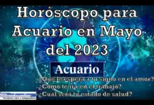 Horóscopo para Acuario en mayo del 2023