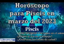 Horóscopo para Piscis en marzo del 2023