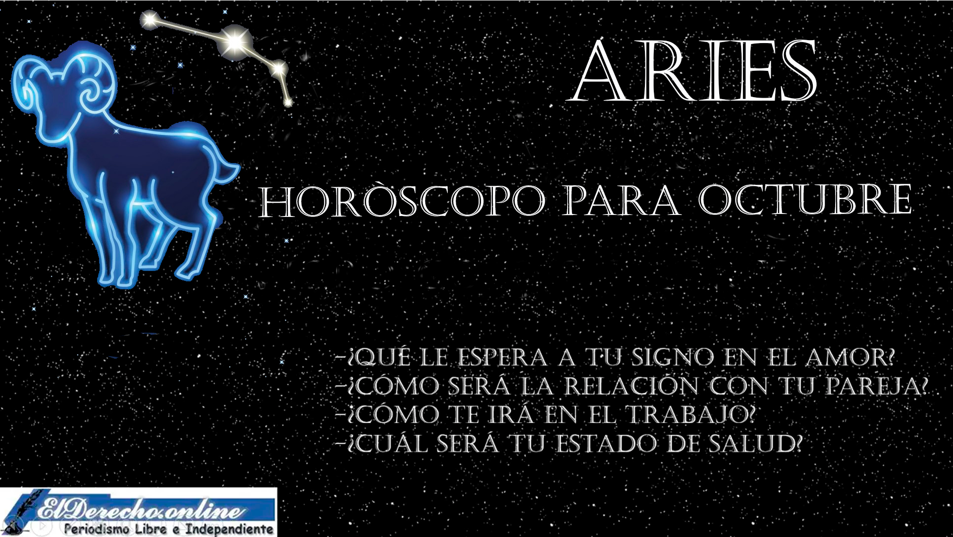 Horóscopo para Aries en octubre del 2023