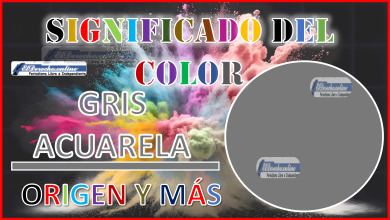 El color Gris Acuarela, significado, origen y más