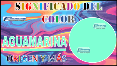 El color Aguamarina, significado, origen y más