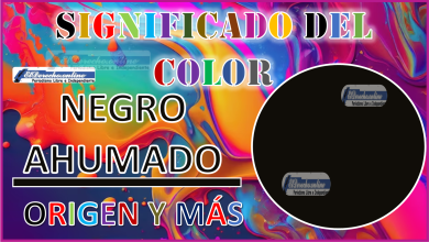 El color Negro Ahumado, significado, origen y más